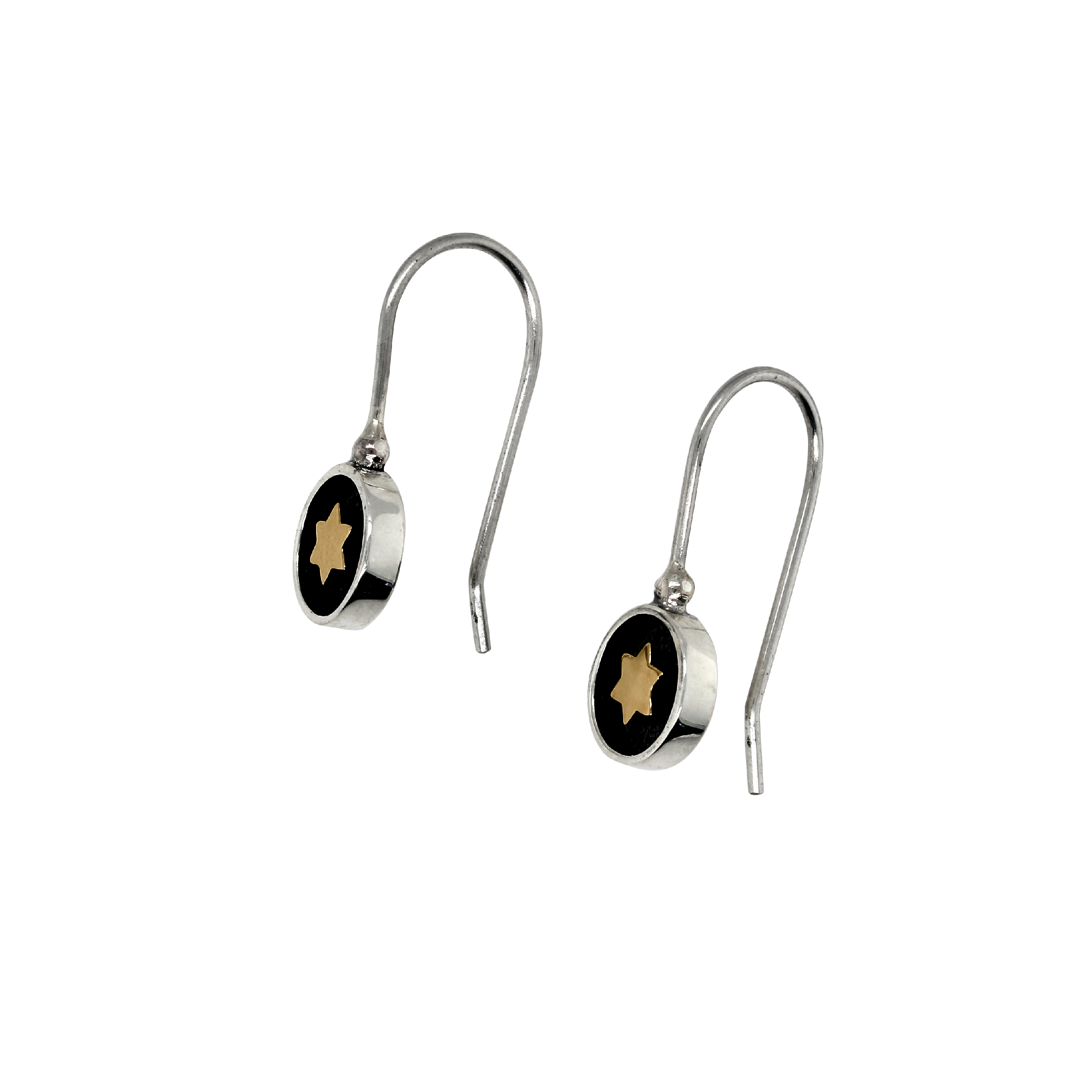 Aretes Plata con Oro