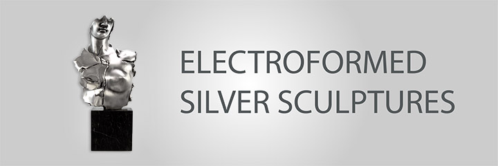 Zanfeld Jewellery Electroformed Silver Sculptures